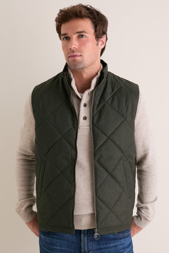 Olive Winter Finn Gilet