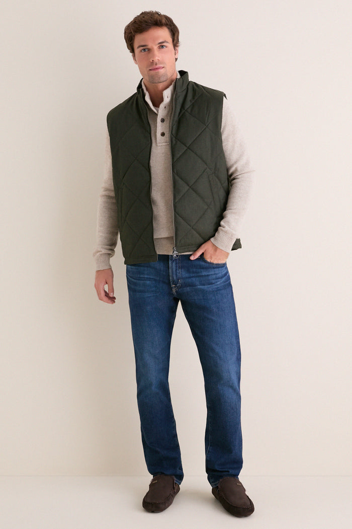 Olive Winter Finn Gilet