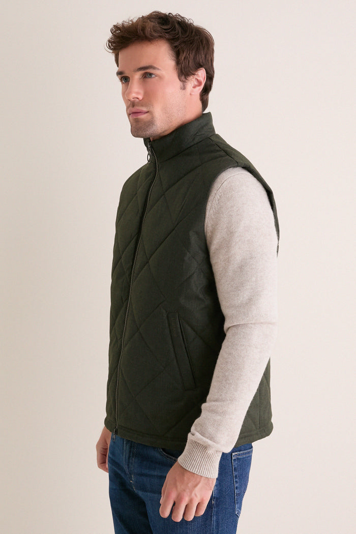 Olive Winter Finn Gilet