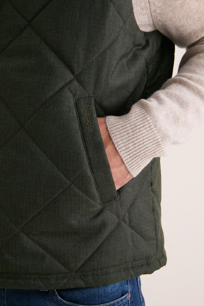 Olive Winter Finn Gilet