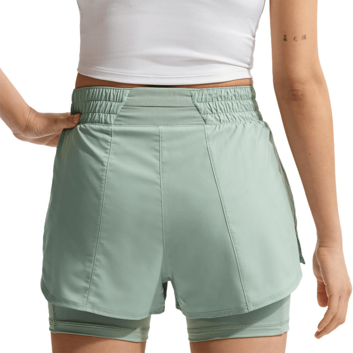 NIKE ONE DF HR 3IN 2N1 SHORT WMS Green