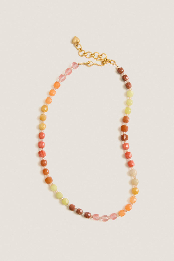Orange Multi Summer Skies Necklace