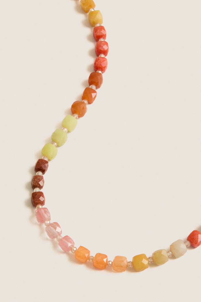 Orange Multi Summer Skies Necklace