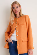 Orange Tweed Jennings Jacket