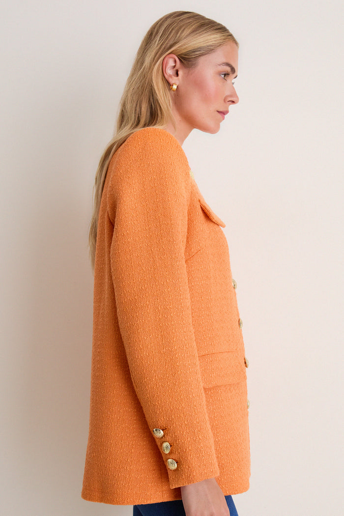 Orange Tweed Jennings Jacket