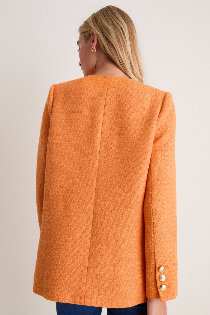 Orange Tweed Jennings Jacket