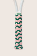 Overset Green and Pink Wave Overgrip