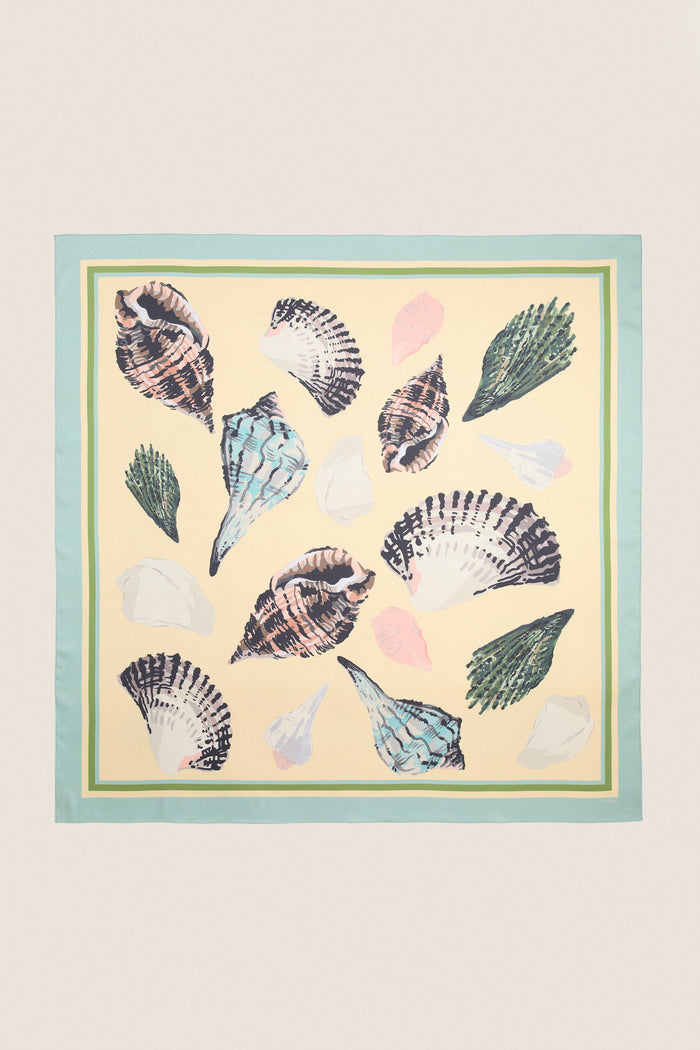 Painted Shells Large Scarf