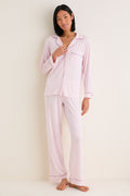 Pale Pink Gisele Long PJ Set