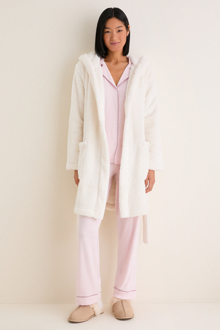 Pale Pink Gisele Long PJ Set