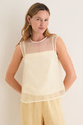 Pale Yellow Cora Top