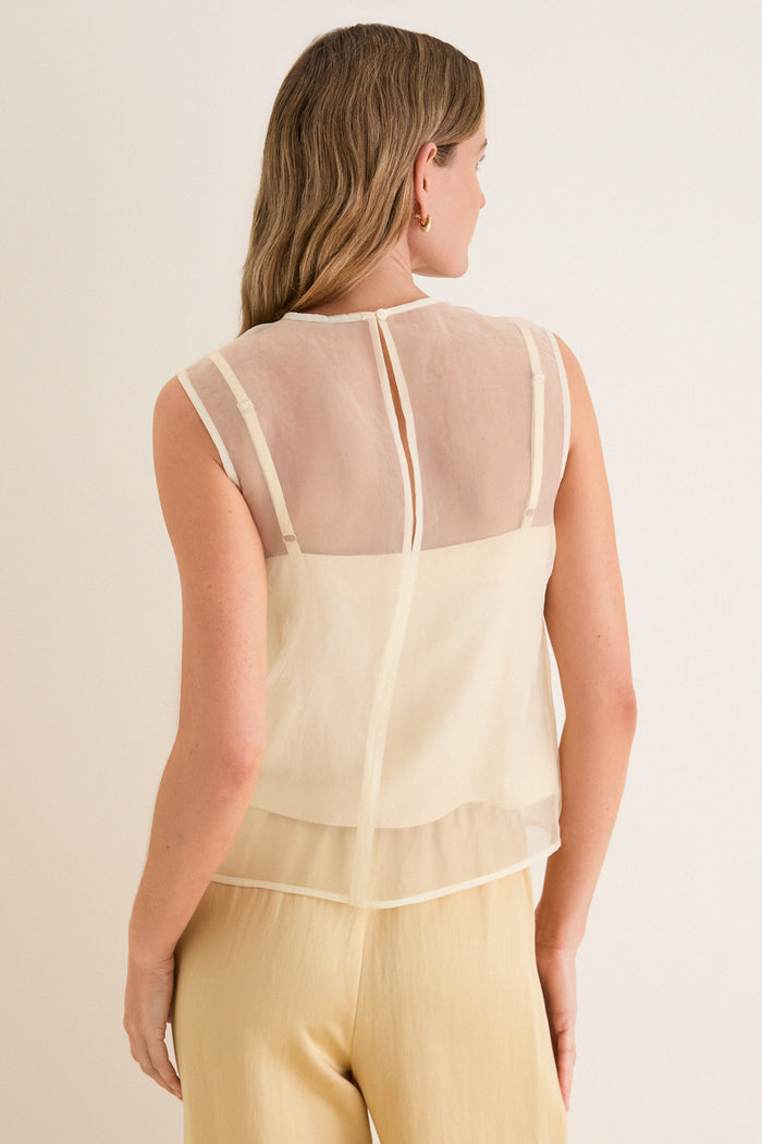 Pale Yellow Cora Top