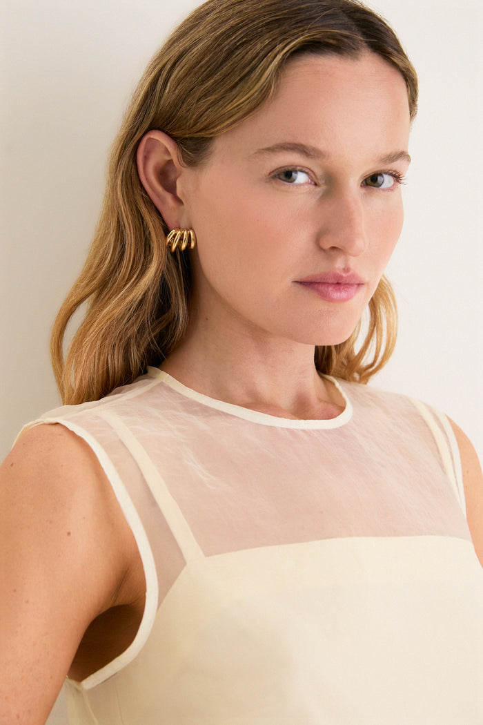 Pale Yellow Cora Top