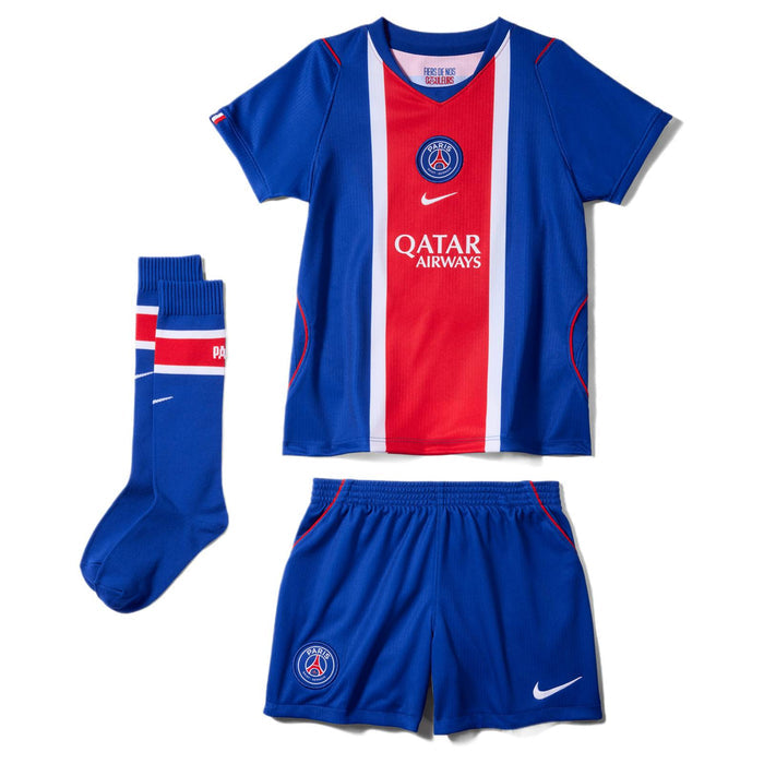 Nike Paris Saint-Germain 2026 Stadium Home Kids Soccer Replica 3-Piece Kit