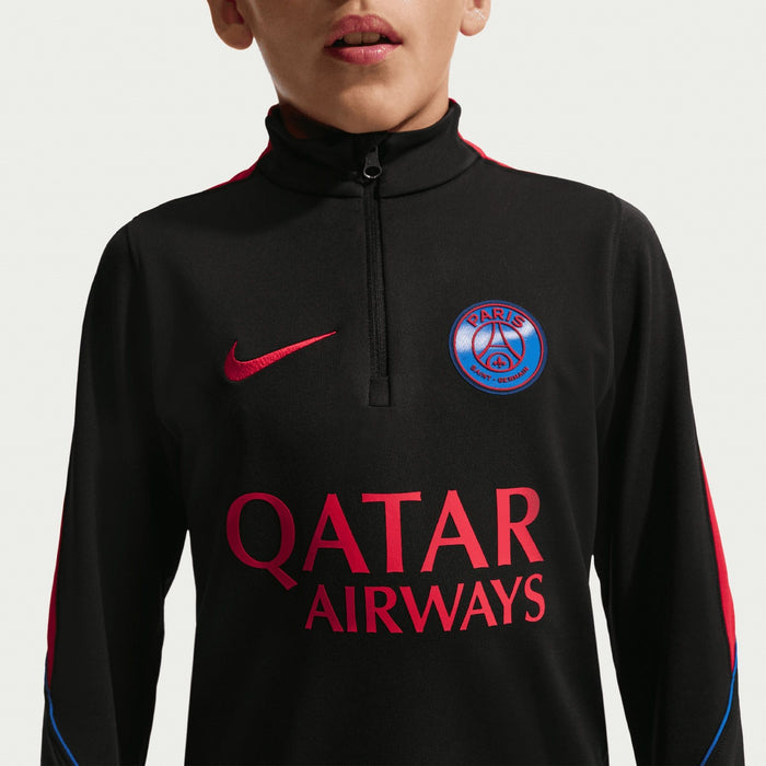 Nike PSG 26 Kids Strike Drill Top Black