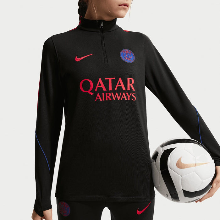 Nike PSG 26 Kids Strike Drill Top Black