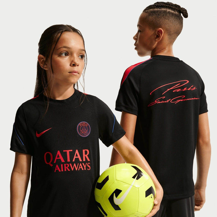 Nike PSG 26 Kids Strike Drill Tee Black