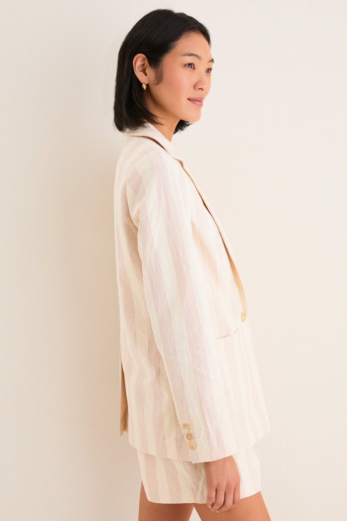 Parlor Stripe Carla Blazer