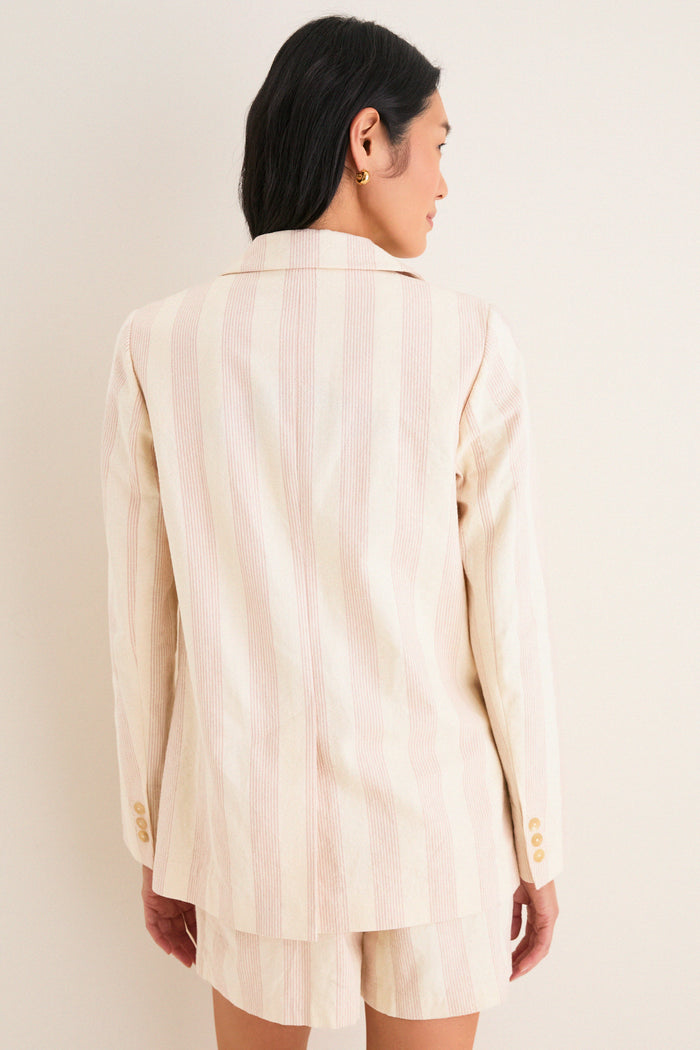 Parlor Stripe Carla Blazer
