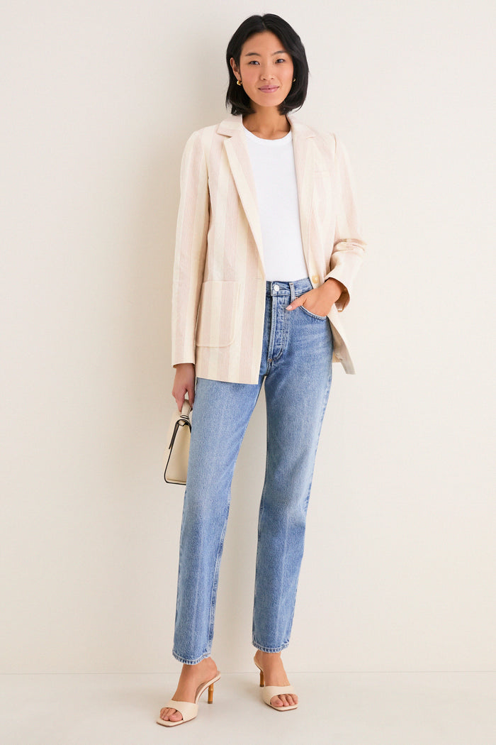 Parlor Stripe Carla Blazer