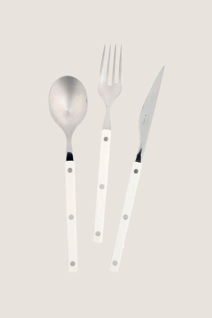 Pastello White Three-Piece Place Setting