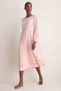 Peach Pink Chiffon Liesel Dress