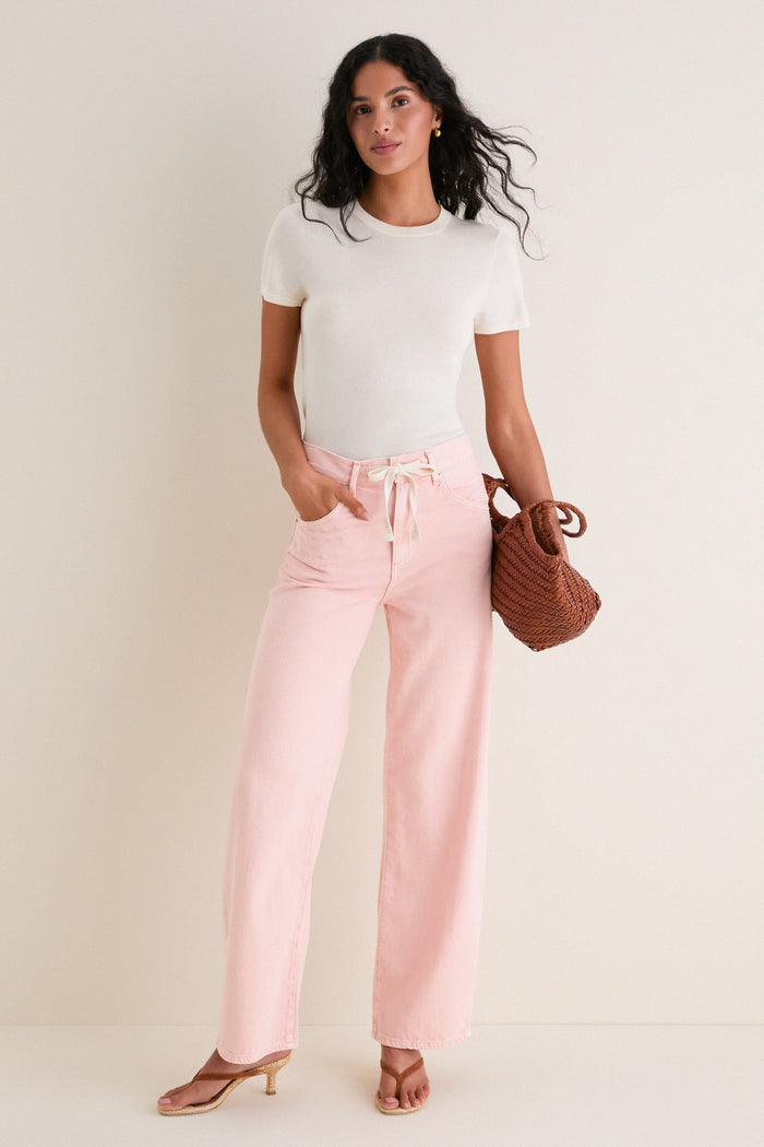 Peachy High Rise Luna Relaxed Jean