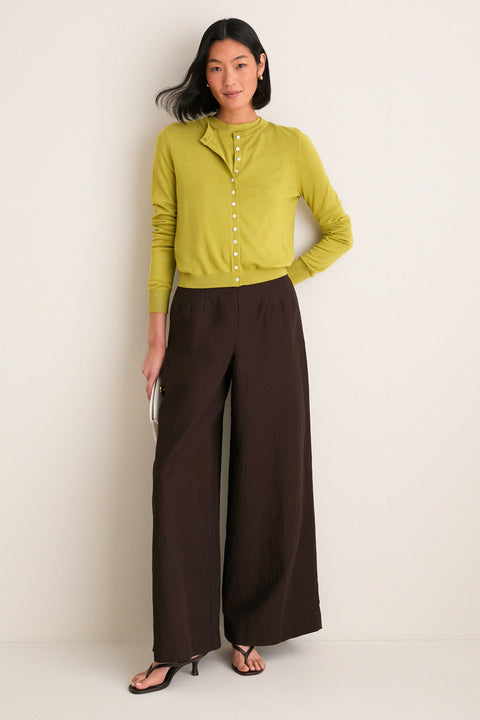 Pear Cashmere Silk Sleeveless Ava Shell