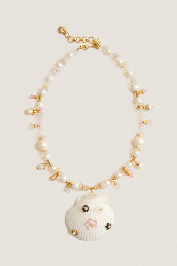 Pearl and Shell Eden Necklace