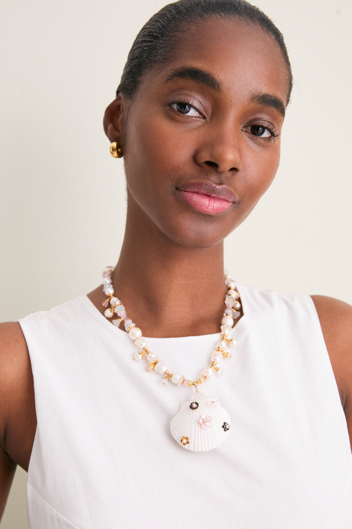Pearl and Shell Eden Necklace