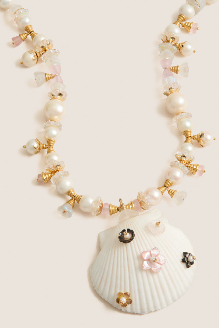 Pearl and Shell Eden Necklace