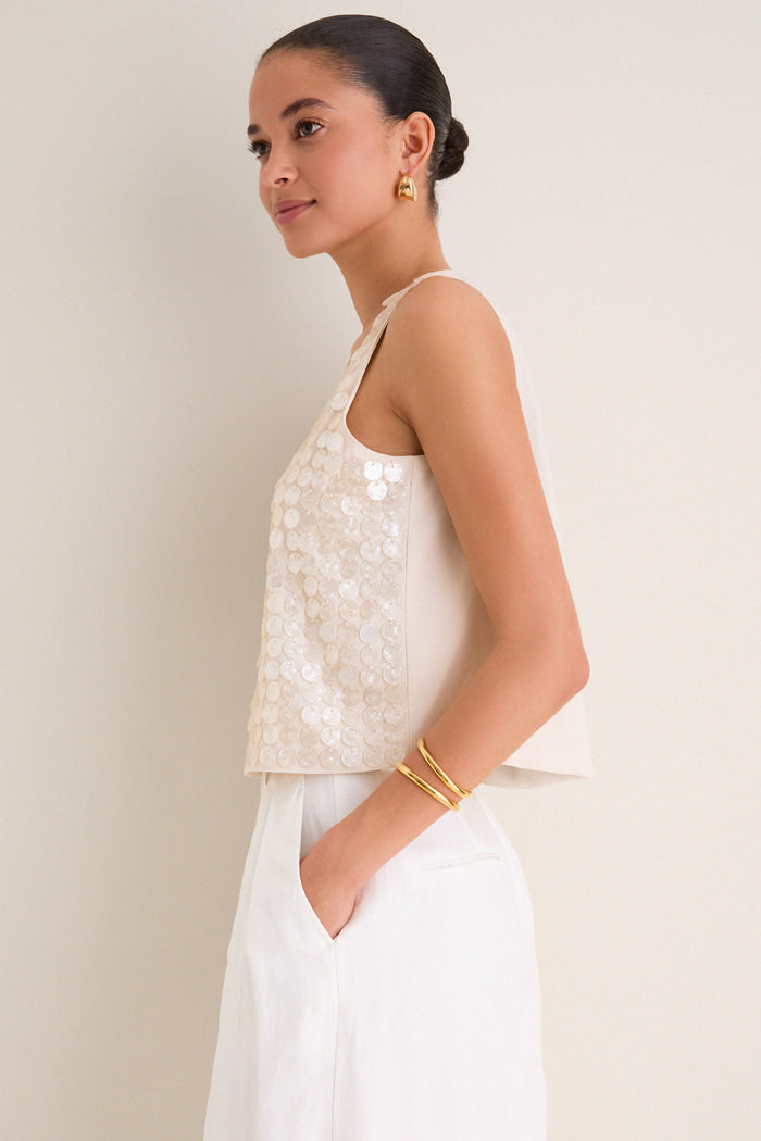 Pearl Shells Disco Tank