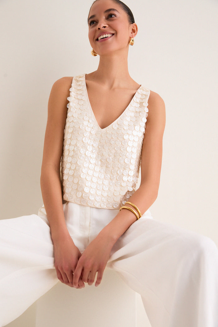 Pearl Shells Disco Tank