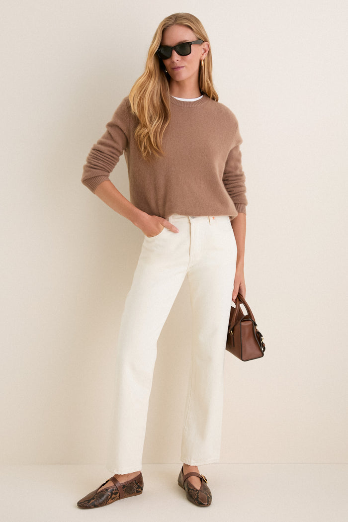 Pecan Brown Vick Buckle Flats