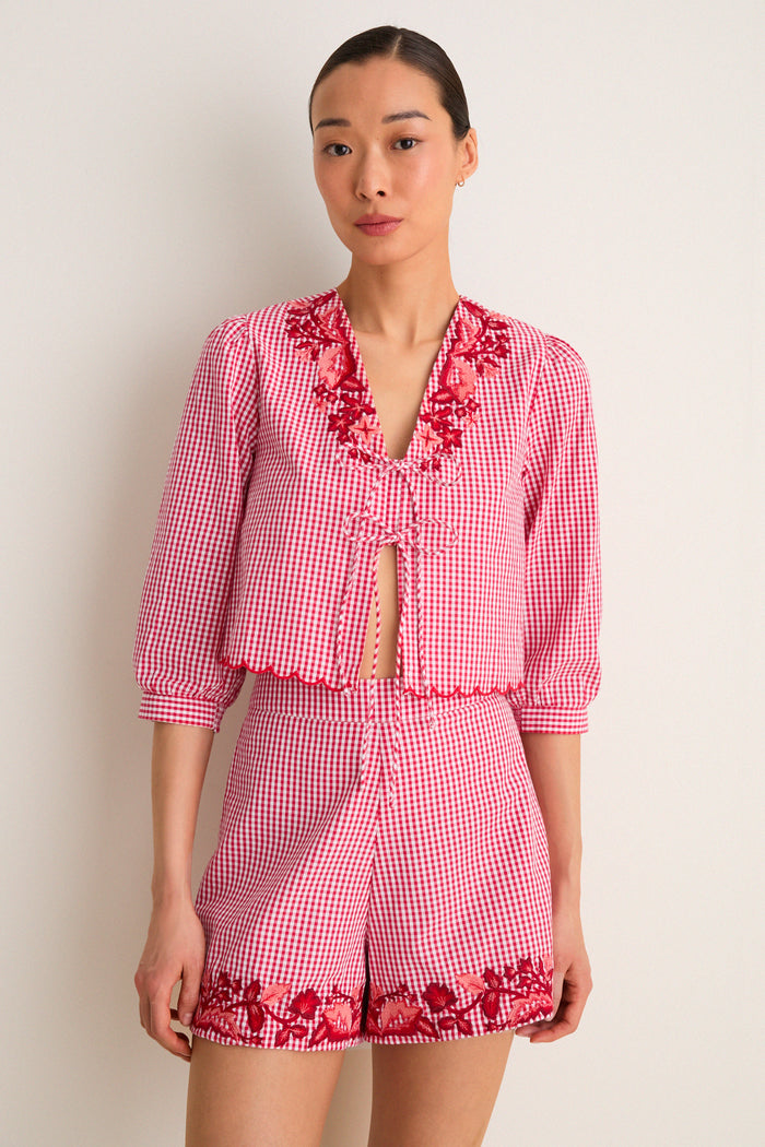 Picnic Plaid Jane Top