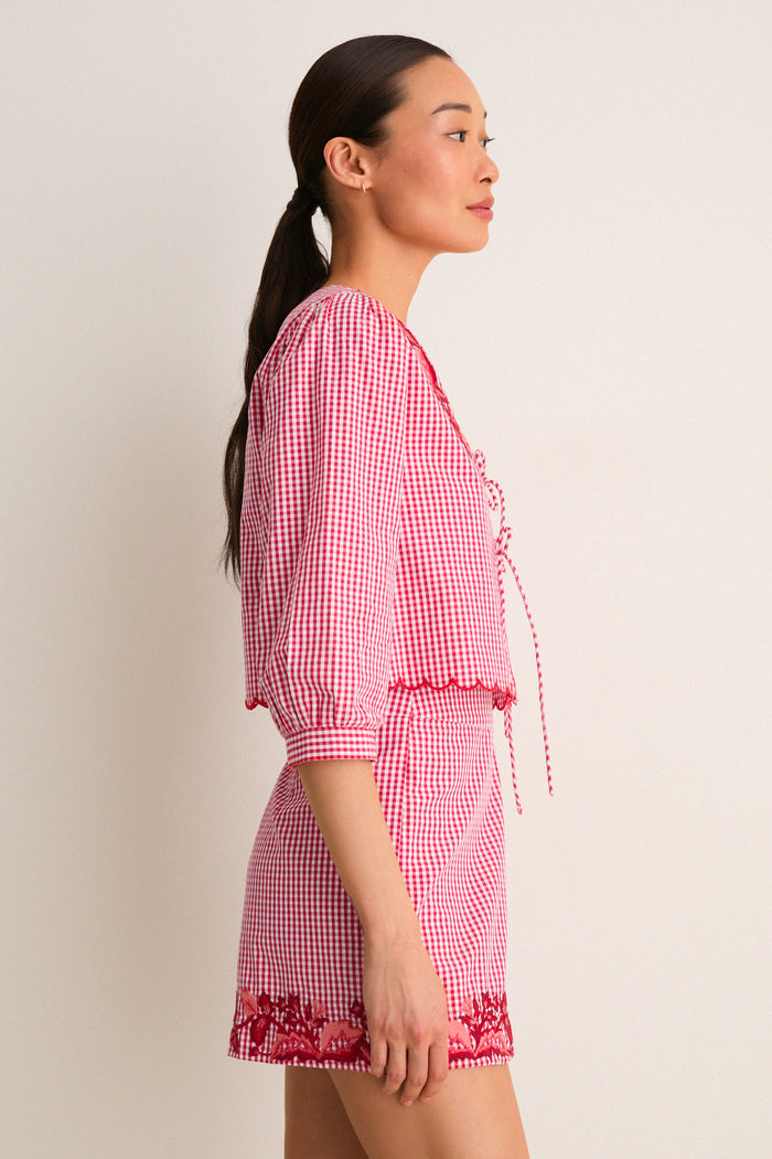 Picnic Plaid Jane Top