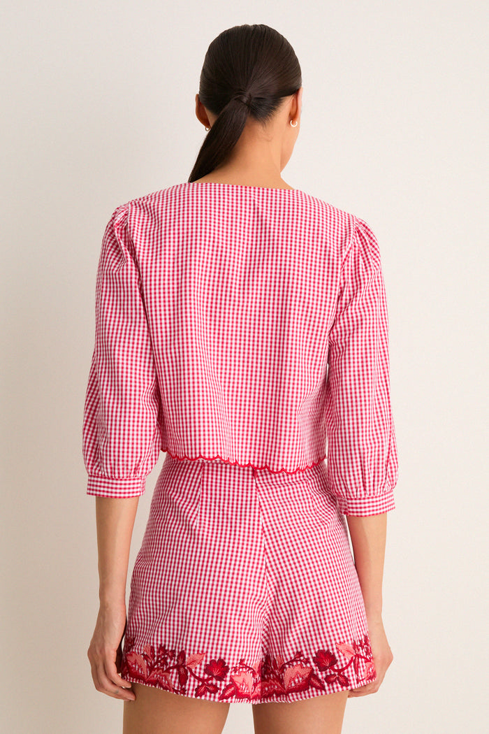Picnic Plaid Jane Top