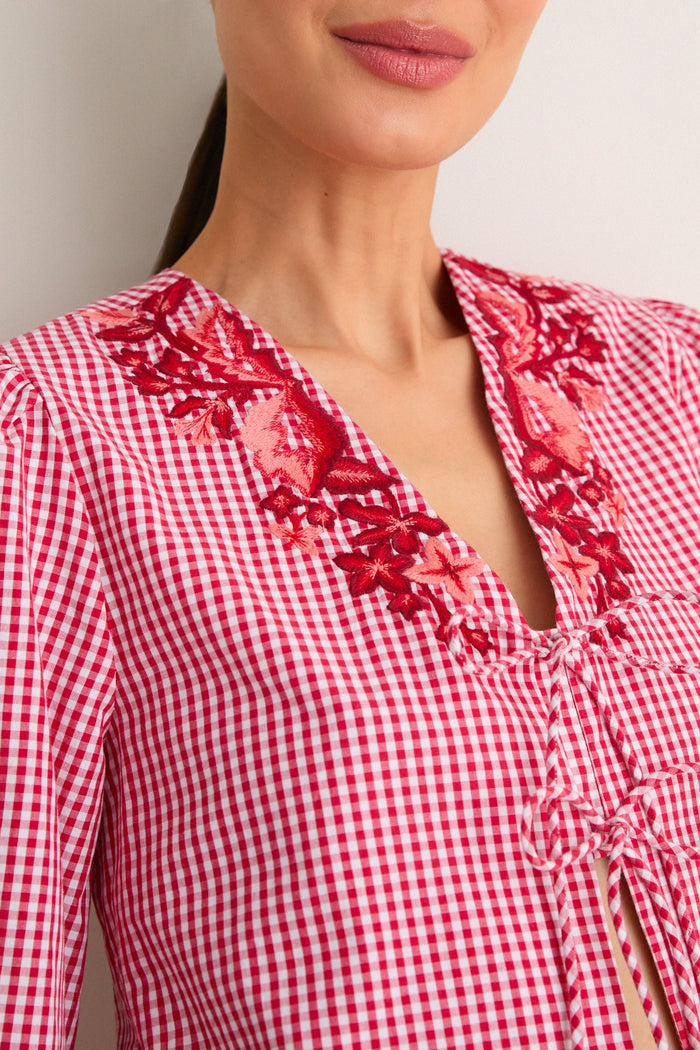Picnic Plaid Jane Top
