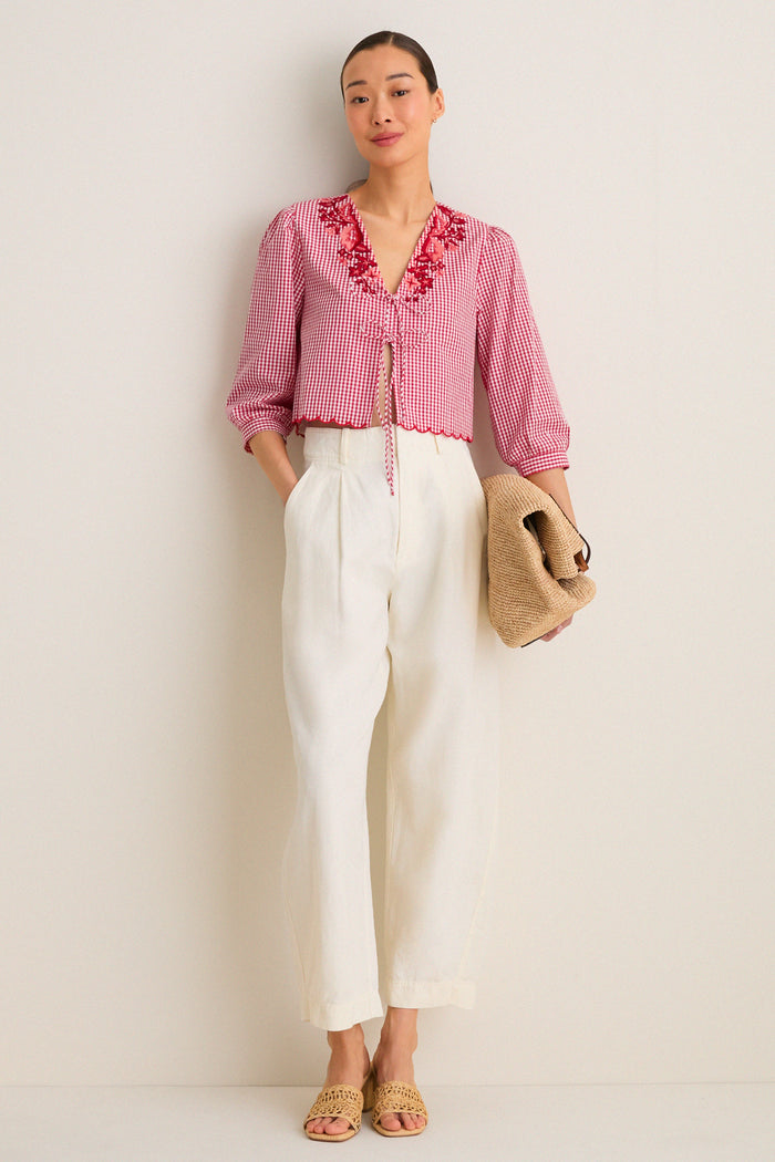 Picnic Plaid Jane Top