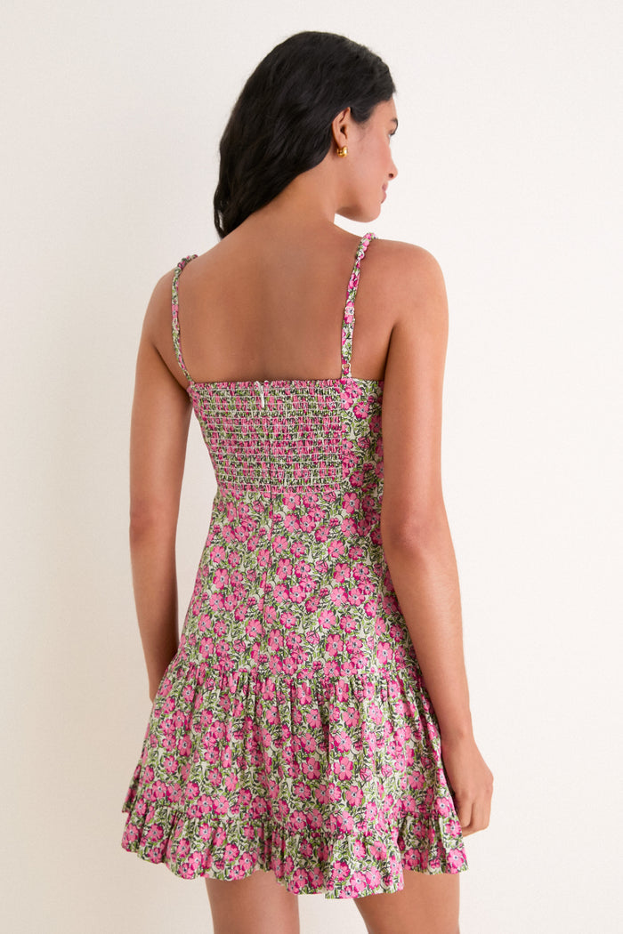 Pink Floral Rachel Mini Dress
