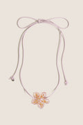 Pink Glass Betta Necklace