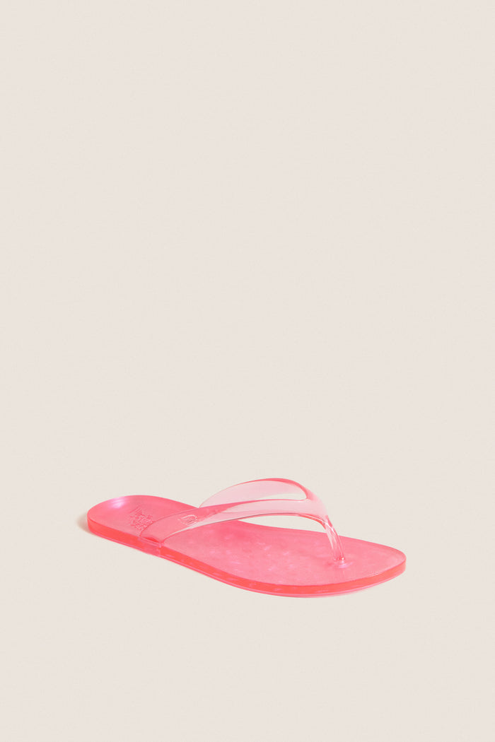 Pink Jelly Flip Flops