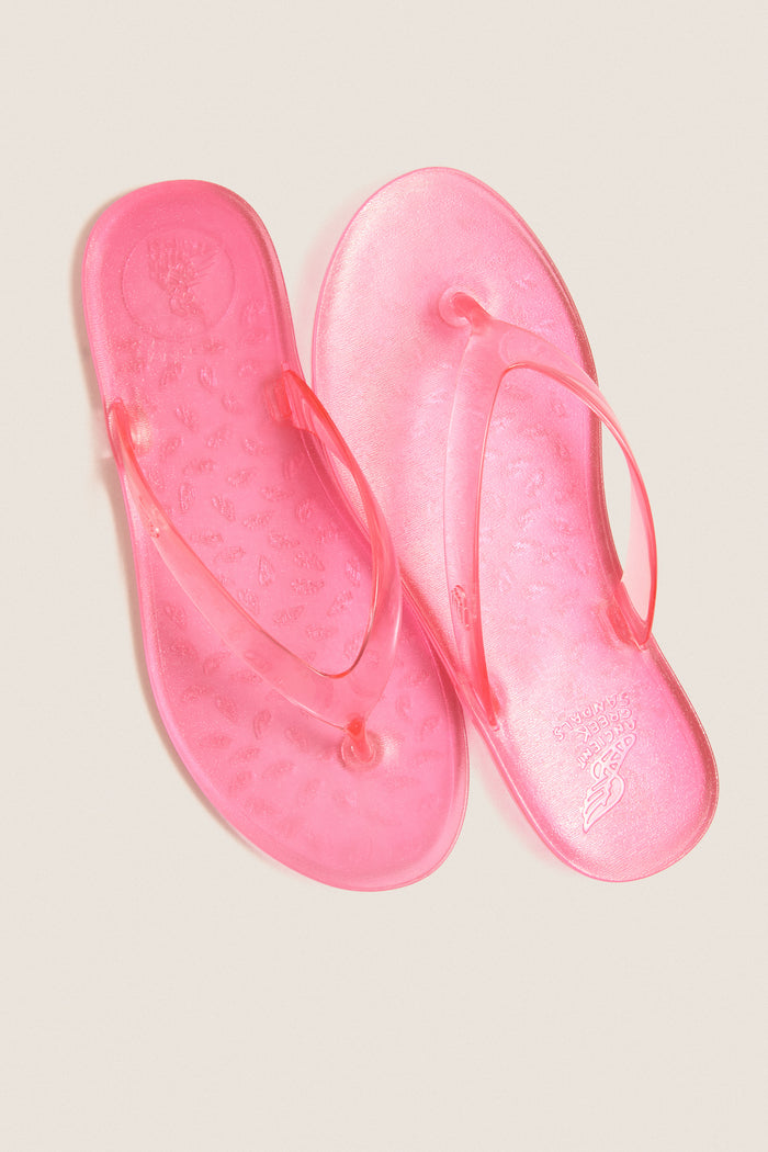 Pink Jelly Flip Flops