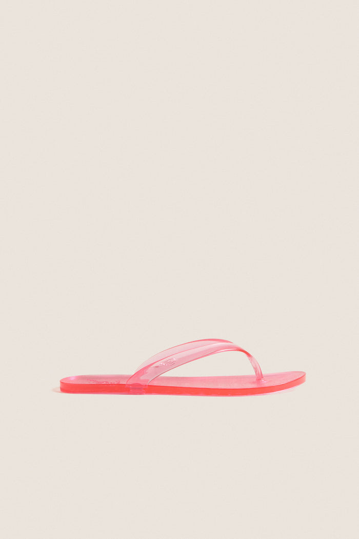 Pink Jelly Flip Flops