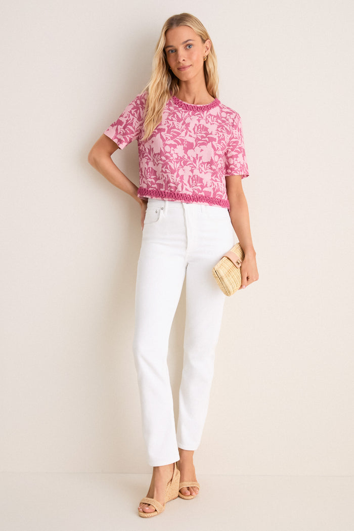 Pink Multi Floral Siesta Top