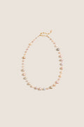 Pink Pearl Golden Rod Necklace