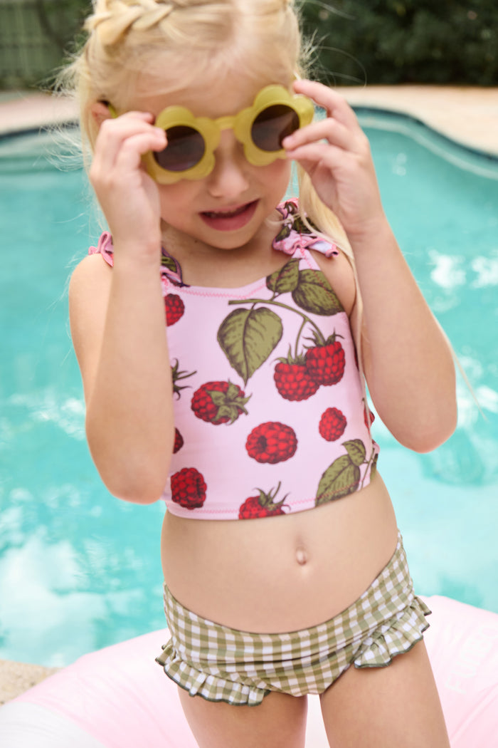 Pink Raspberries Via Tankini