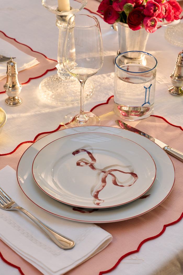 Pink Ribbon Dinner Plates (Set of 4)