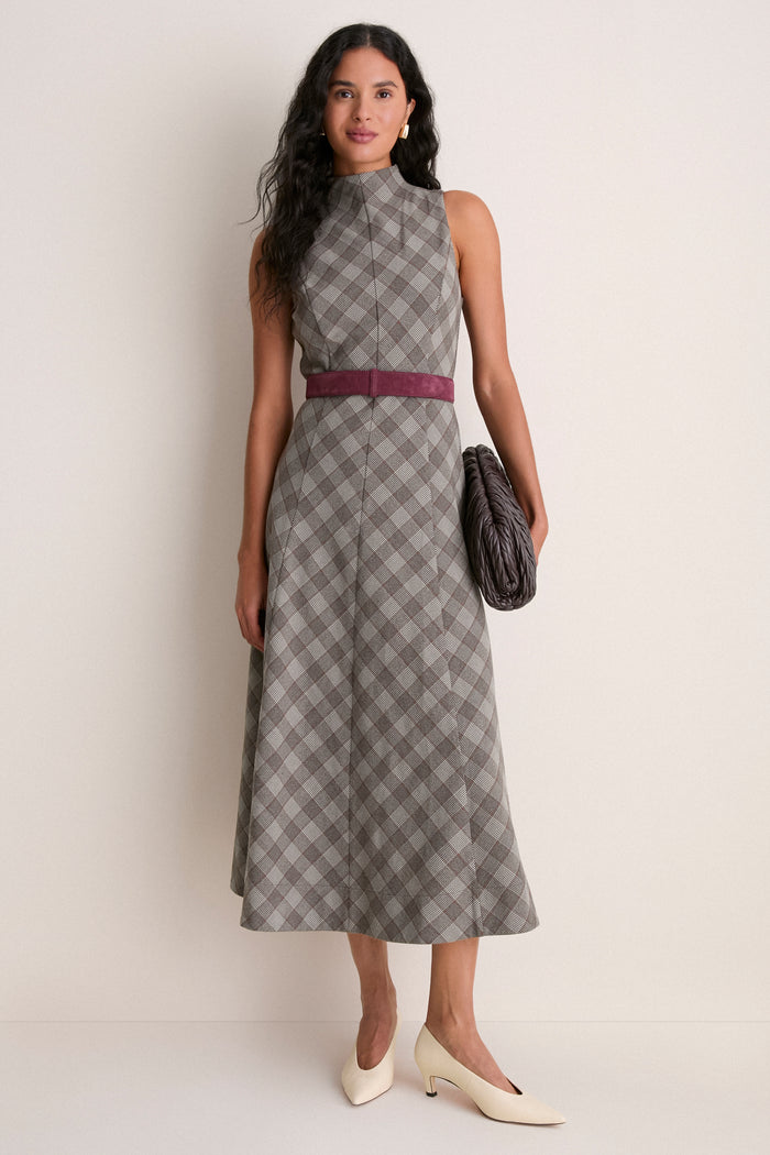 Plum Suede Waist Belt