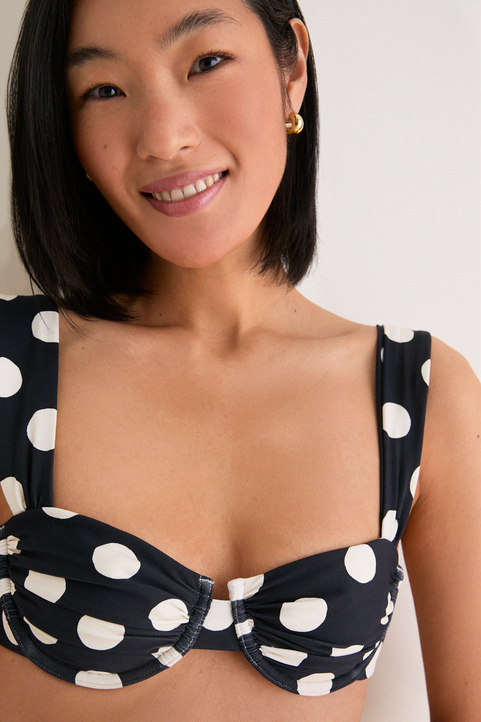 Polka Dot Bella Bikini Top